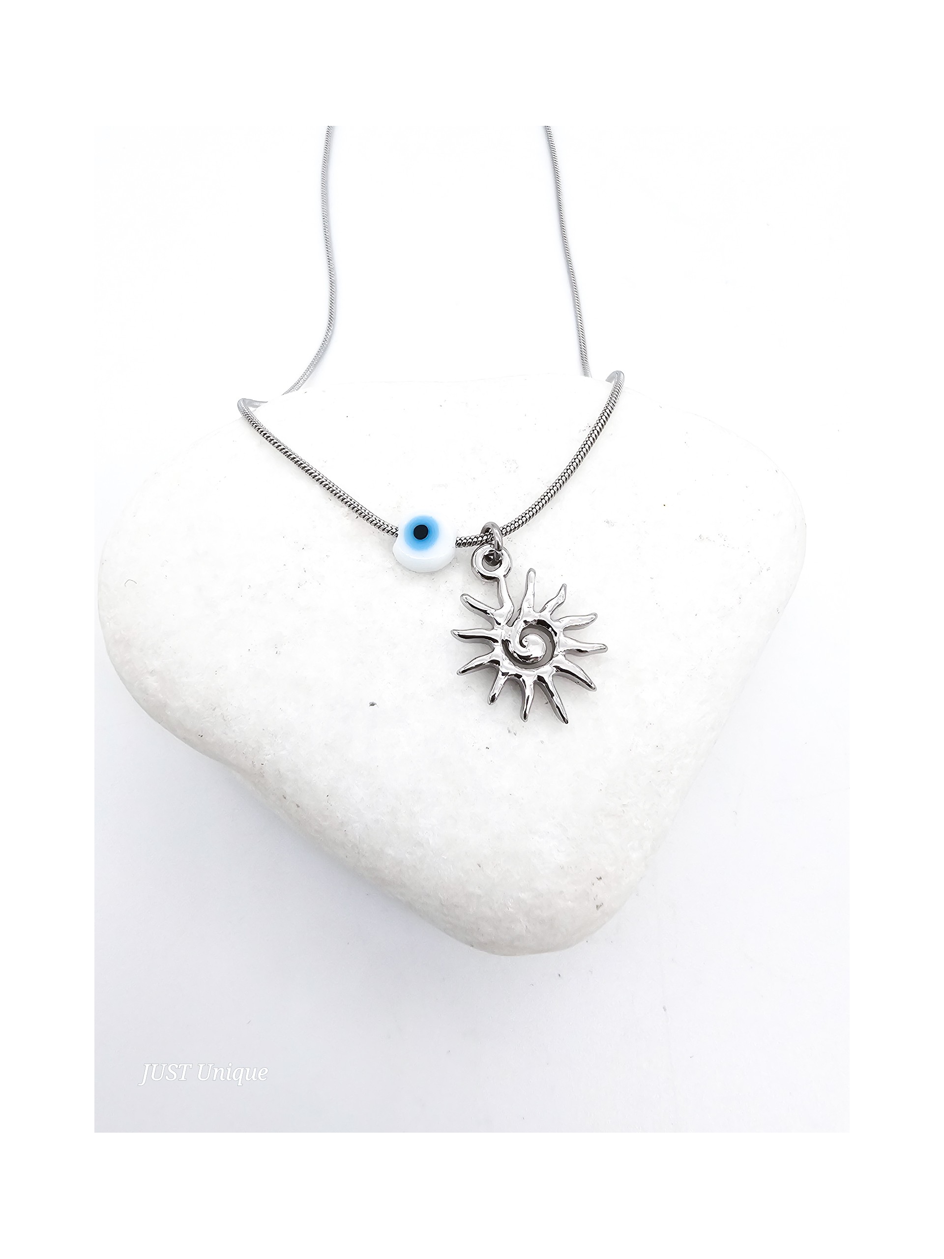 Κολιέ Mini Summer Sun ασημί