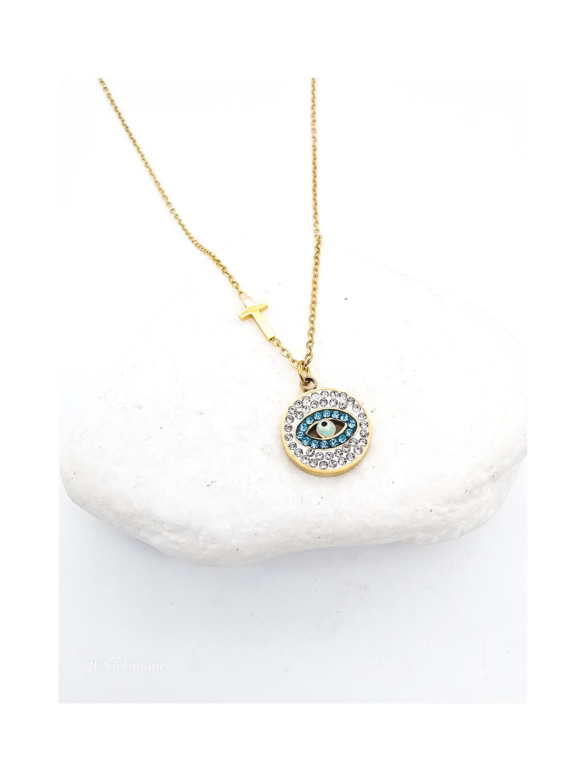 Κολιέ Unique Eye χρυσό