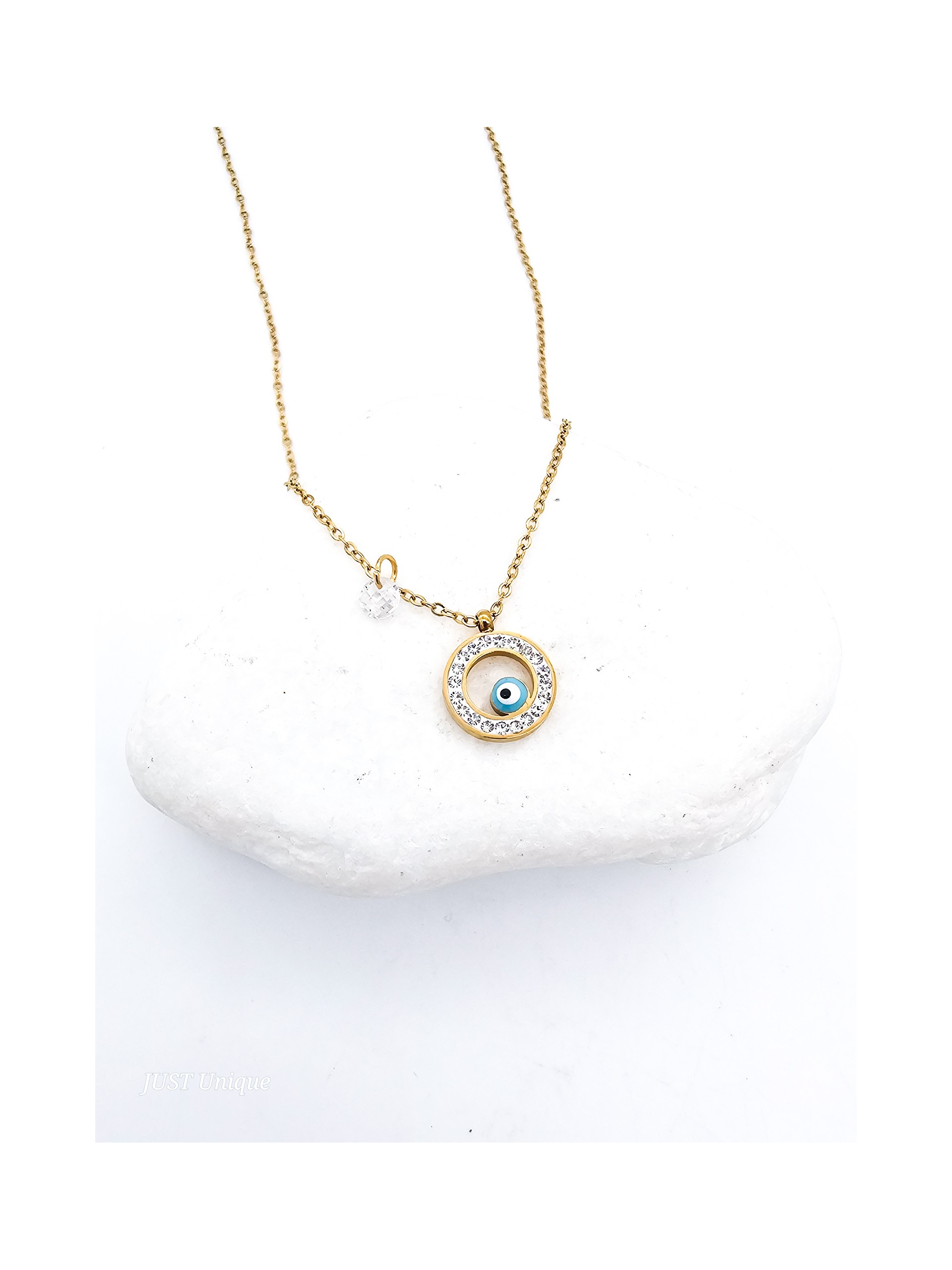 Κολιέ Elegant Eye χρυσό