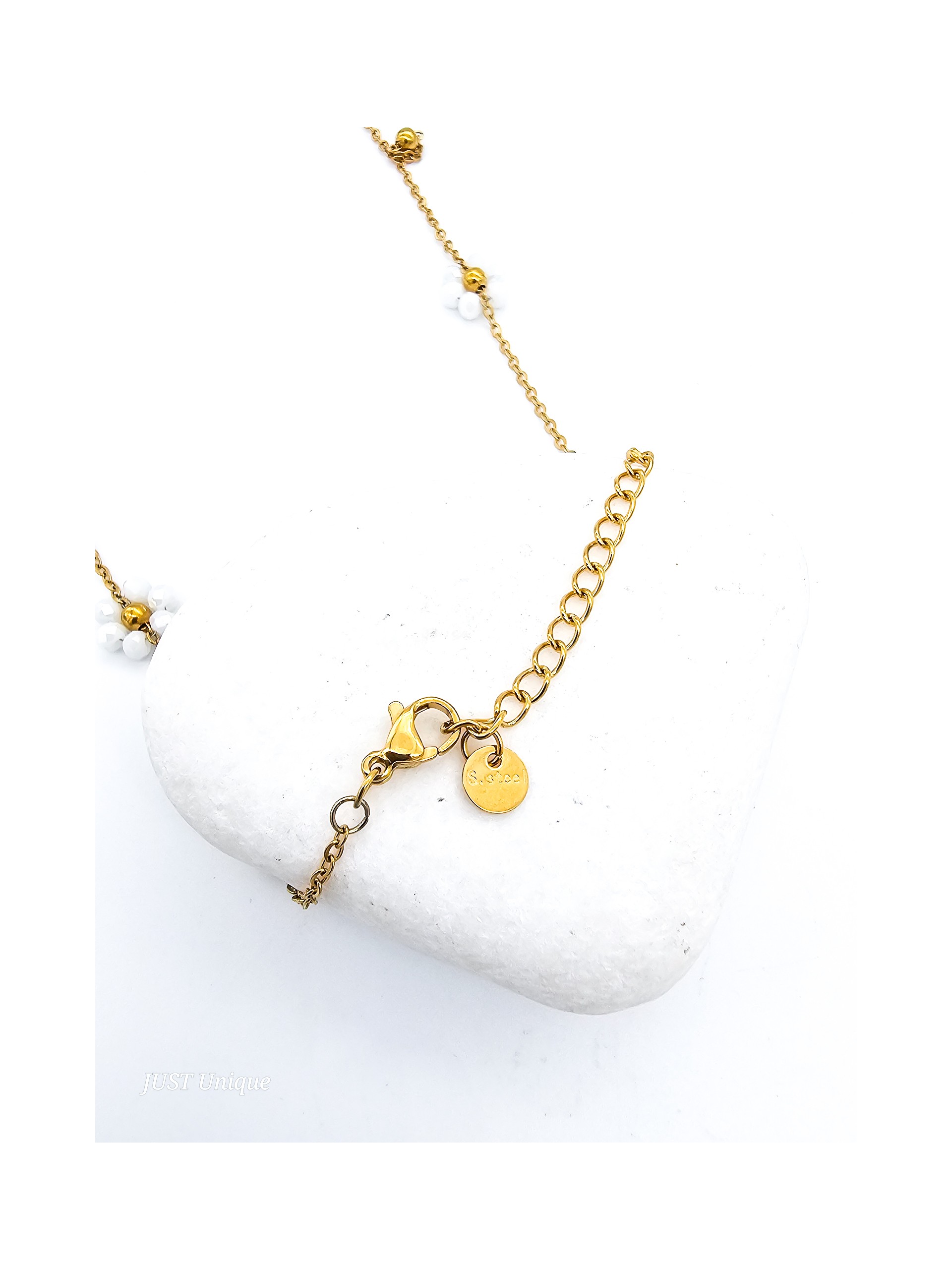 Κολιέ Crystal Daisies κίτρινο