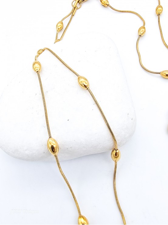 Κολιέ Clio διπλό χρυσό