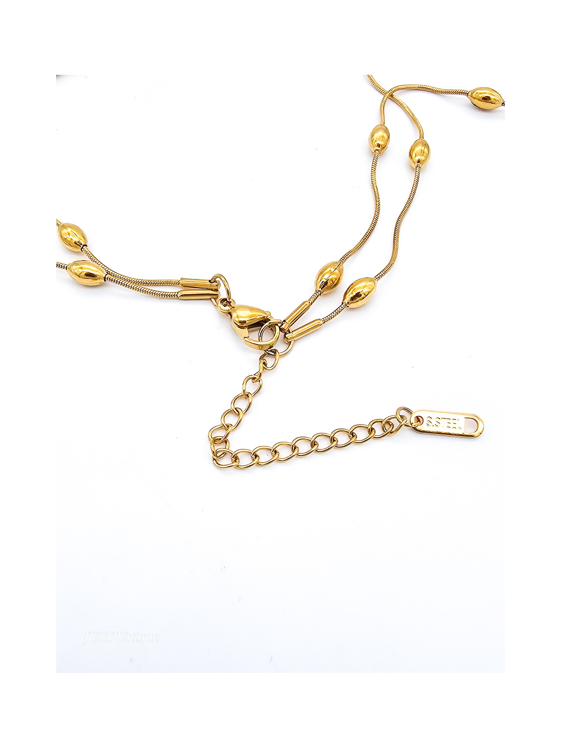 Κολιέ Clio διπλό χρυσό