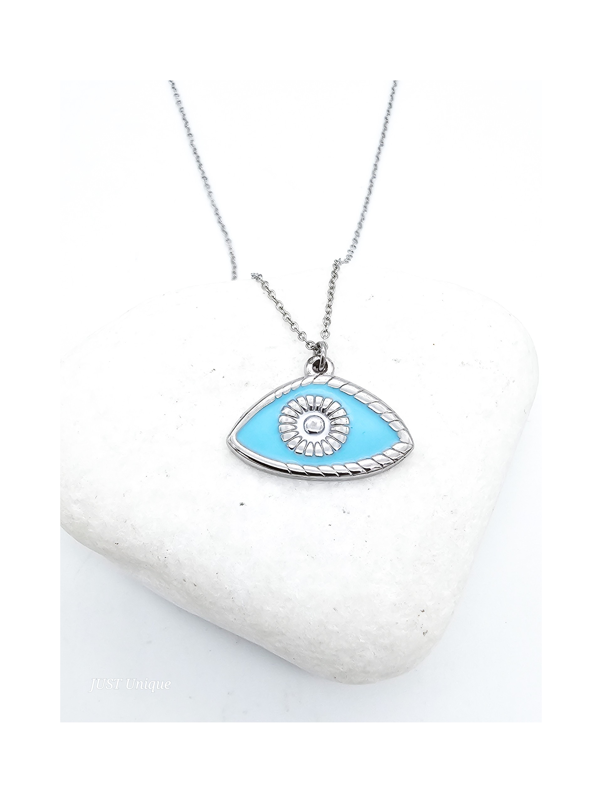 Κολιέ Summer Eye ασημί