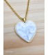 Κολιέ Wavy Heart χρυσό