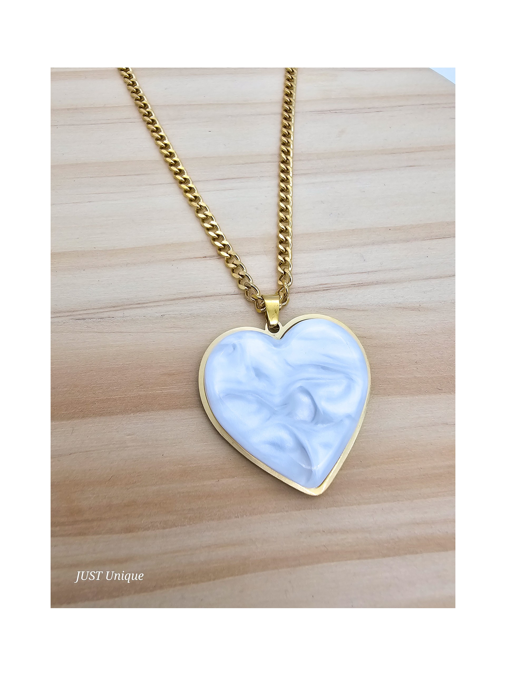 Κολιέ Wavy Heart χρυσό