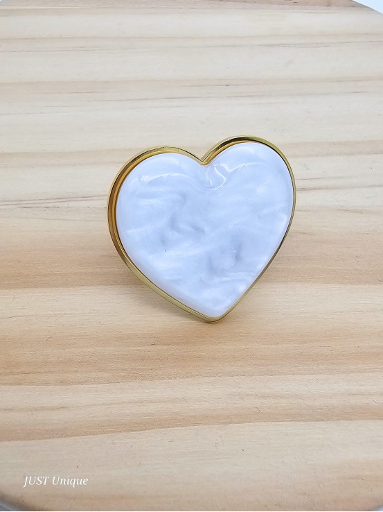 Δαχτυλίδι Wavy Heart χρυσό