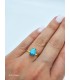 Δαχτυλίδι Turquoise Tear χρυσό
