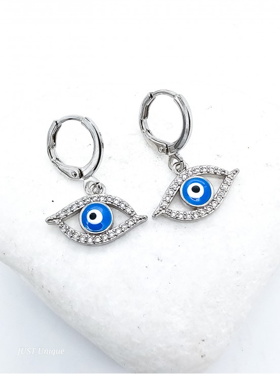 Σκουλαρίκια Your Eyes ασημί