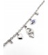 Βραχιόλι Charms ασημί