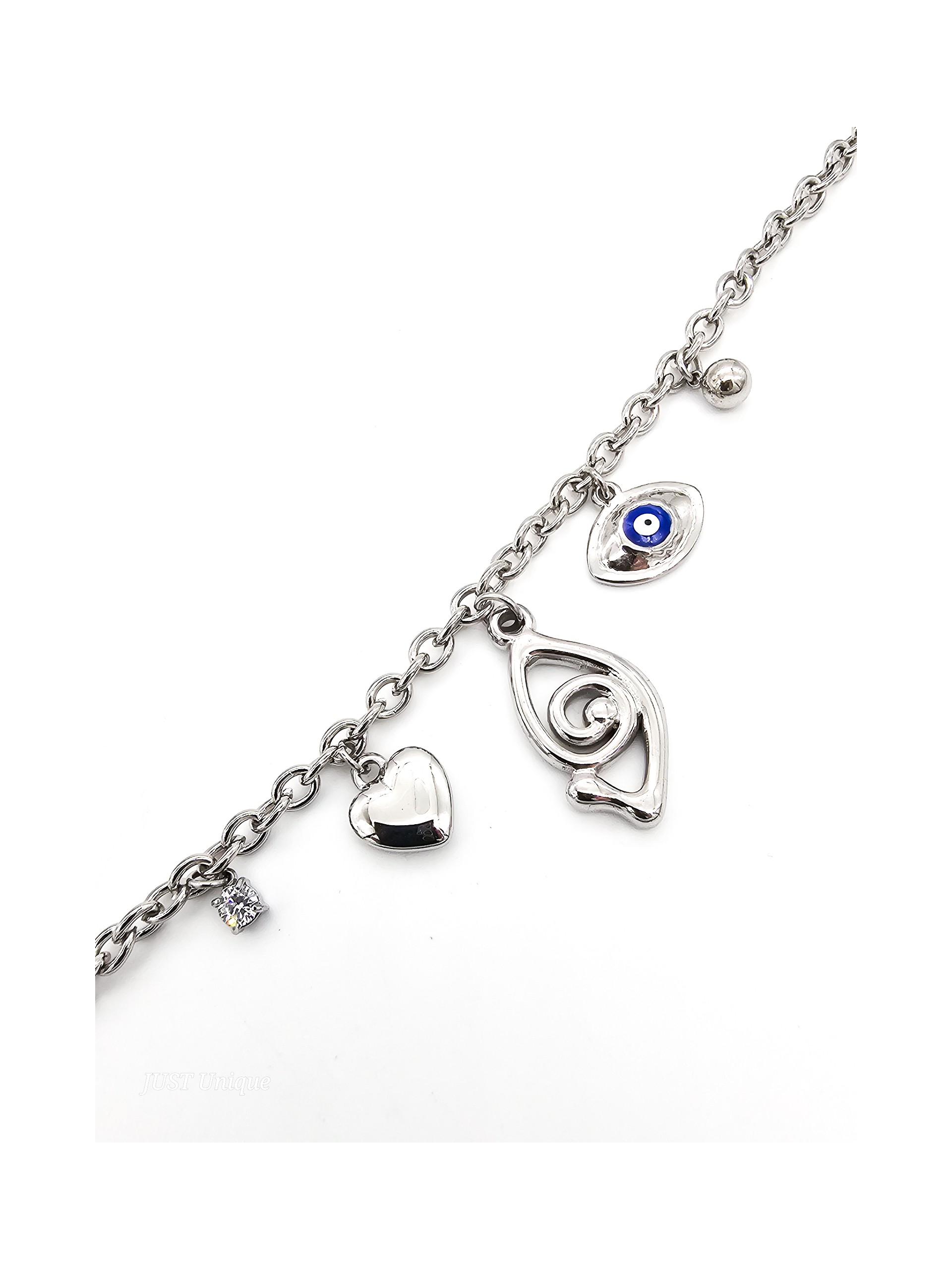 Βραχιόλι Charms ασημί